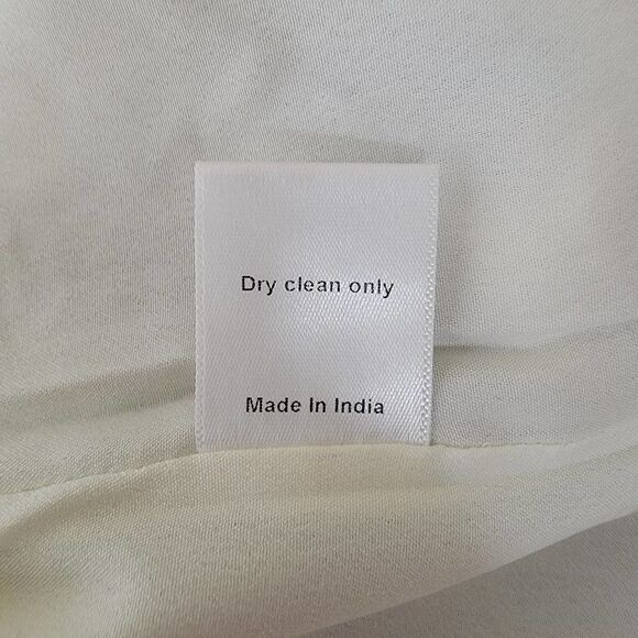 Greylin Racerback Sequin Bead Embellished Boho Tank Top Blouse White Medium - Picture 8 of 14